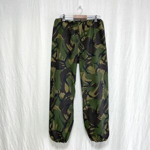 美品 英国軍 BRITISH ARMY イギリス軍 迷彩 ゴアテックス パンツ W84〜W96 ロイヤルネイビーRAF 防水 雨具 DIY