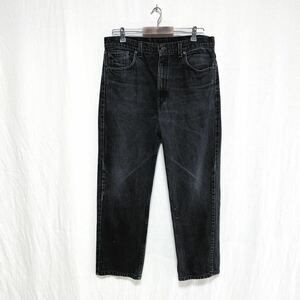 90s Levis 505 リーバイス 後染め ブラック デニムパンツ W36 L30 雰囲気系 ビンテージ 501 550 560 先染め