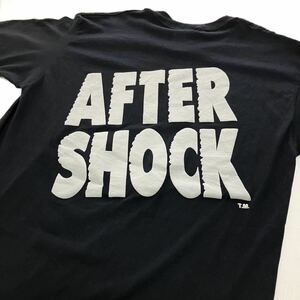 90s USA製 クルーネック 両面プリント 半袖Tシャツ AFTER SHOCK グッドデザイン