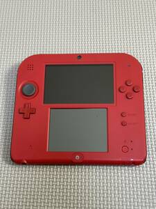  Nintendo 2DS корпус красный nintendo FTR-001 первый период ./ рабочее состояние подтверждено 