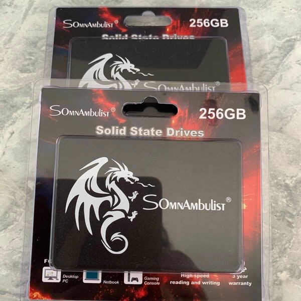 新品SSD未開封　２個組　SomaAmbulist SSD 256 GB