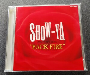 ◆SHOW-YA『BACK FIRE-COMPLETE BEST』ジャパメタ【同梱不可】