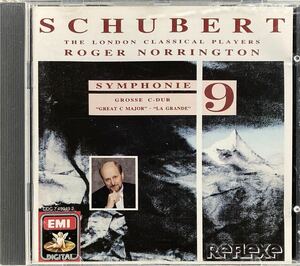 CD/ シューベルト：交響曲第9番「ザ・グレイト」/ ノリントン&ロンドン・クラシカル・プレイヤーズ