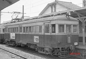 [ railroad photograph ] Fukui railroad mo is 22 [0007802]