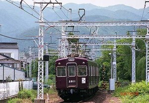 【鉄道写真】阪急電鉄嵐山線2800形2811 [0001809]