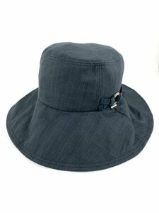 エーシーデザインバイアルファキュービック ハット つば広 帽子 ブランド レディース ブラック A/C DESIGN BY ALPHA CUBIC