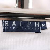 ラルフローレン 半袖Ｔシャツ トップス カットソー レディース Mサイズ ホワイト RALPH LAUREN_画像3