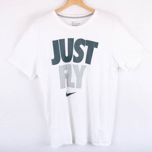 ナイキ 半袖Ｔシャツ トップス グラフィックT スポーツウエア 大きいサイズ メンズ XLサイズ 白×グレー NIKE