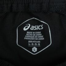 アシックス ショートパンツ ボトムス ハーフパンツ A77 スポーツウエア メンズ Lサイズ 黒×赤×白 asics_画像3