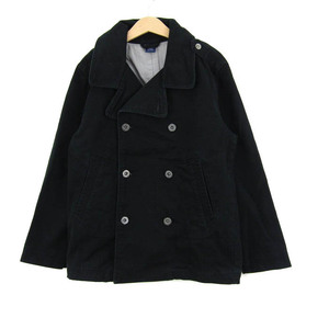  Gap pea coat outer cotton Kids for boy 140 size black GAP