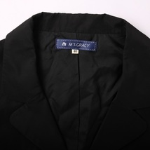 エムズグレイシー テーラードジャケット アウター スーツ レディース 40サイズ ブラック M'S GRACY_画像4