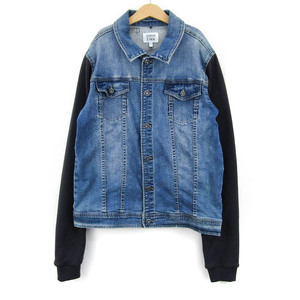  Armani Denim jacket outer G Jean Kids for boy 16A size blue × black ARMANI