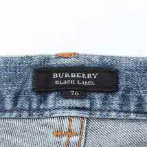 バーバリーブラックレーベル デニムパンツ ボトムス ジーンズ 三陽商会 メンズ 76サイズ ブルー BURBERRY BLACK LABEL_画像3