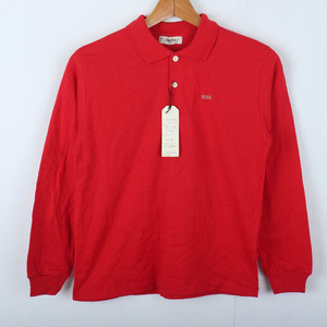  Bebe рубашка-поло с длинным рукавом tops one отметка Logo не использовался товар Kids для мальчика X-150cm размер красный BeBe