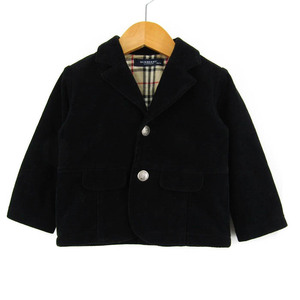  Burberry tailored jacket внешний формальный сделано в Японии baby для мальчика 80 размер черный BURBERRY