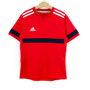  Adidas короткий рукав футболка tops klaima свет спортивная одежда Kids для мальчика 140 размер красный × темно-синий adidas
