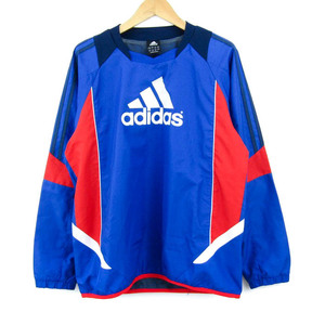  Adidas pi стерео Wind брейкер футбол спортивная одежда Kids для мальчика 160 размер синий × красный adidas