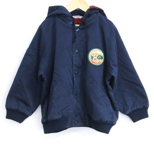  Familia blouson jacket outer Parker front button Kids for boy 120 size navy Familiar