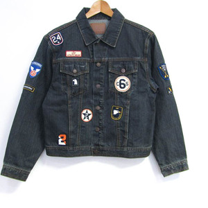  Gap Denim jacket outer G Jean badge Kids for boy XXL size gray GAP