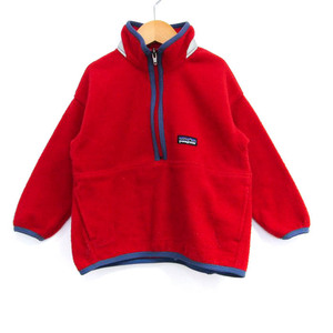 パタゴニア フリース プルオーバー ジャケット アウター シンチラ キッズ 男の子用 XXSサイズ レッド patagonia