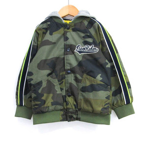  Zara blouson jacket outer Parker camouflage pattern Kids for boy 6 116cm size khaki ZARA