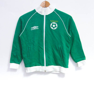  Umbro blouson jacket outer sweat soccer Kids for boy 140 size green UMBRO