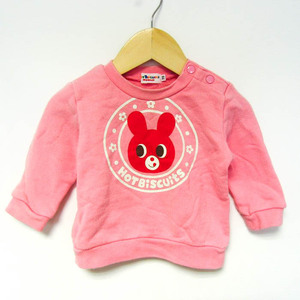  Miki House тренировочный футболка tops плечо зажим hot винт ketsu baby для девочки 70 размер розовый MIKIHOUSE