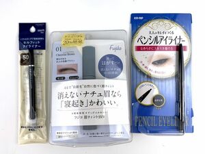  Shiseido / Fuji ko other .tinto eyeliner unused 3 point set together cosme lady's 