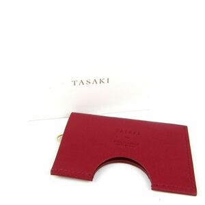 タサキ パスケース カードケース 定期入れ ブランド 小物 レディース ワインレッド TASAKI