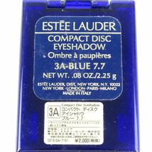 エスティローダー コンパクト ディスク アイシャドウ 3A ブルー 7.7 残半量以上 チップ無し レディース 2.25gサイズ ESTEE LAUDER_画像3