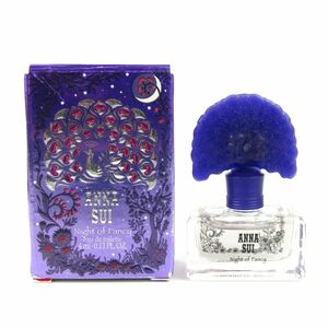 アナスイ ミニ香水 ナイトオブファンシー EDT ほぼ未使用 箱ダメージ有 フレグランス レディース 4mlサイズ ANNA SUI