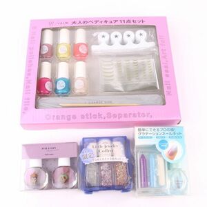  nail color 4 point set pedicure other unused together cosme lady's 
