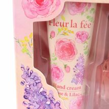 フルールラフェ ハンドクリーム&ネイルオイル セット ローズ&ライラックの香り 未使用 コスメ レディース Fleur la fee_画像4