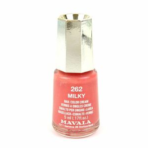 mavala nail color 262 MILKY Pal p color Mill key remainder half amount and more cosme lady's 5ml size MAVALA