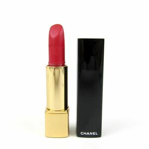 シャネル 口紅 ルージュアリュール 84 フランボワイヤント 残半量以上 コスメ レディース CHANEL