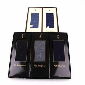 イヴ・サンローラン 靴下 2点セット 未使用 クルーソックス 25cm ブランド まとめて メンズ YVES SAINT LAURENT