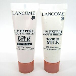  Lancome sample 2 point set UVeks veil tone up other makeup base etc. remainder half amount and more together lady's LANCOME