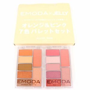 エモダ アイシャドウパレットセット オレンジ＆ピンク ×JELLY 未使用 コスメ レディース EMODA