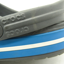 クロックス サンダル サボ スリッパ ブランド 靴 シューズ レディース W7サイズ グレー Crocs_画像7