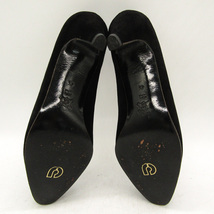 シャルル・ジョルダン パンプス 本革 レザー ブランド シューズ 靴 日本製 黒 レディース 4.5サイズ ブラック CHARLES JOURDAN_画像7