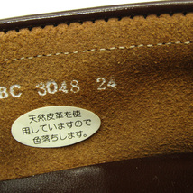 ハルタ ローファー スリッポン 本革 レザー ブランド シューズ 靴 レディース 24サイズ ブラウン HARUTA_画像4