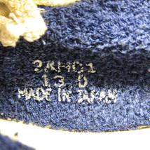 ミキハウス スニーカー ミドルカット ダブルビー ブランド シューズ 靴 日本製 ベビー 男の子用 13サイズ ブルー MIKIHOUSE_画像4