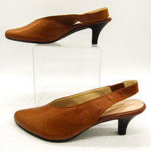 モードカオリ パンプス バックストラップ ブランド シューズ 靴 日本製 レディース 23.5サイズ ブラウン MODE KAORI_画像8