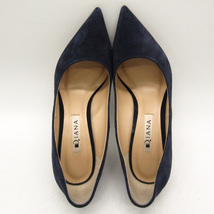 ダイアナ パンプス ポインテッドトゥ ハイヒール ブランド シューズ 靴 日本製 レディース 22.5サイズ ブルー DIANA_画像7