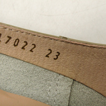 トラサルディ パンプス 本革 レザー ハイヒール ブランド シューズ 靴 日本製 レディース 23サイズ ベージュ TRUSSARDI_画像4