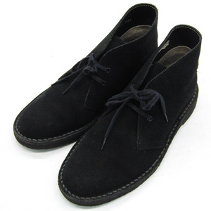 リーガル デザートブーツ モカシン スウェード ブランド シューズ 靴 黒 レディース 24.5サイズ ブラック REGAL
