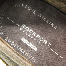 ロックポート スリッポン ウォーキングシューズ 本革 レザー アディダスコラボ シューズ 靴 メンズ 26.5サイズ ブラウン ROCKPORT_画像3