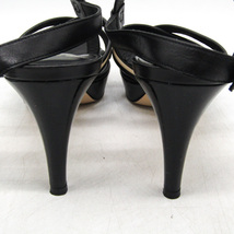 バリー サンダル ハイヒール プラットフォーム ブランド 靴 レディース 37.5サイズ ネイビー BALLY_画像5