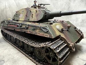  Tamiya 1/16 King Tiger . base . Porsche type full operation plus 