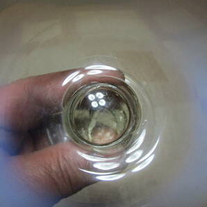 ビンテージレトロアンティーク 和ガラス 吹きガラス 氷コップ1個 無傷 赤白ぼかし直径約10.3cm高さ約8.7cm追加画像有ヤマト着払い発送の画像8